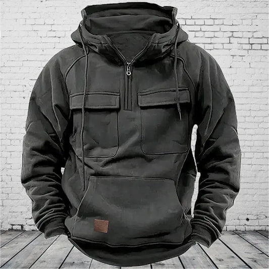 #996- Vintage Oversized Men's Hoodie - Swamp's Store